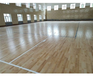 室内篮球运动木地板厂家 耐磨悬浮体育运动地板